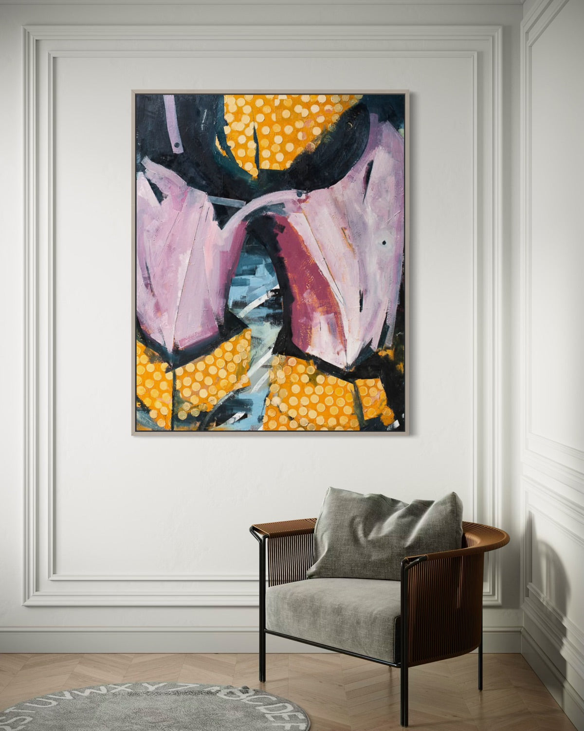 The Poet , 60in x 48in x 1.5 in oil on canvas