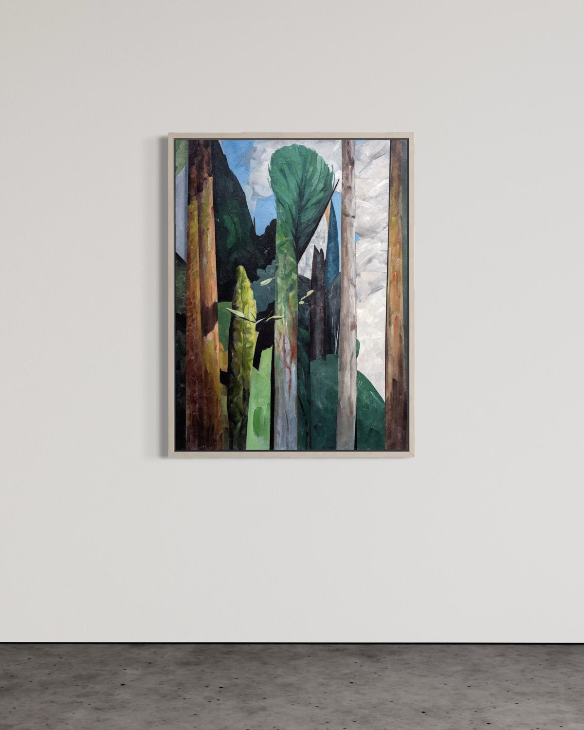 ON LOAN - Hill Woodland , 40in. X 30in acrylic on canvas