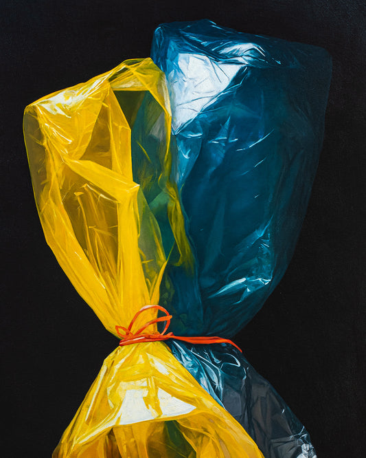 Peek-a-boo , 60in x 30in x 1.5 in oil on canvas