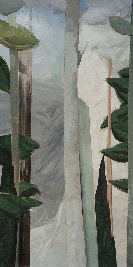 A Narrow Vista , 36in x 18in acrylic on canvas