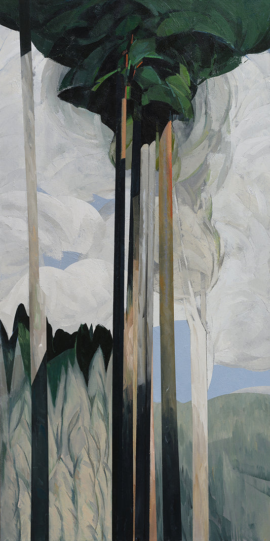 Ascend , 60in x 30in acrylic on canvas