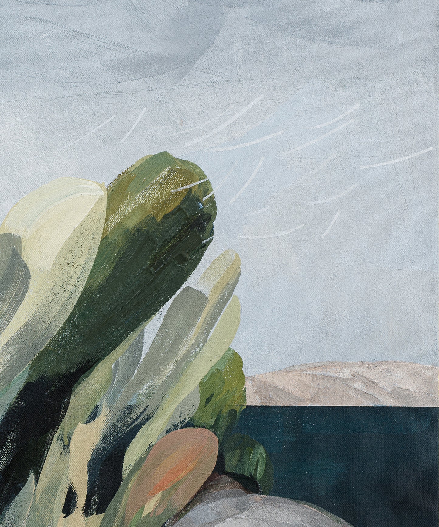 ON LOAN - Headwinds 30in x 30in x 1.5in Acrylic on canvas