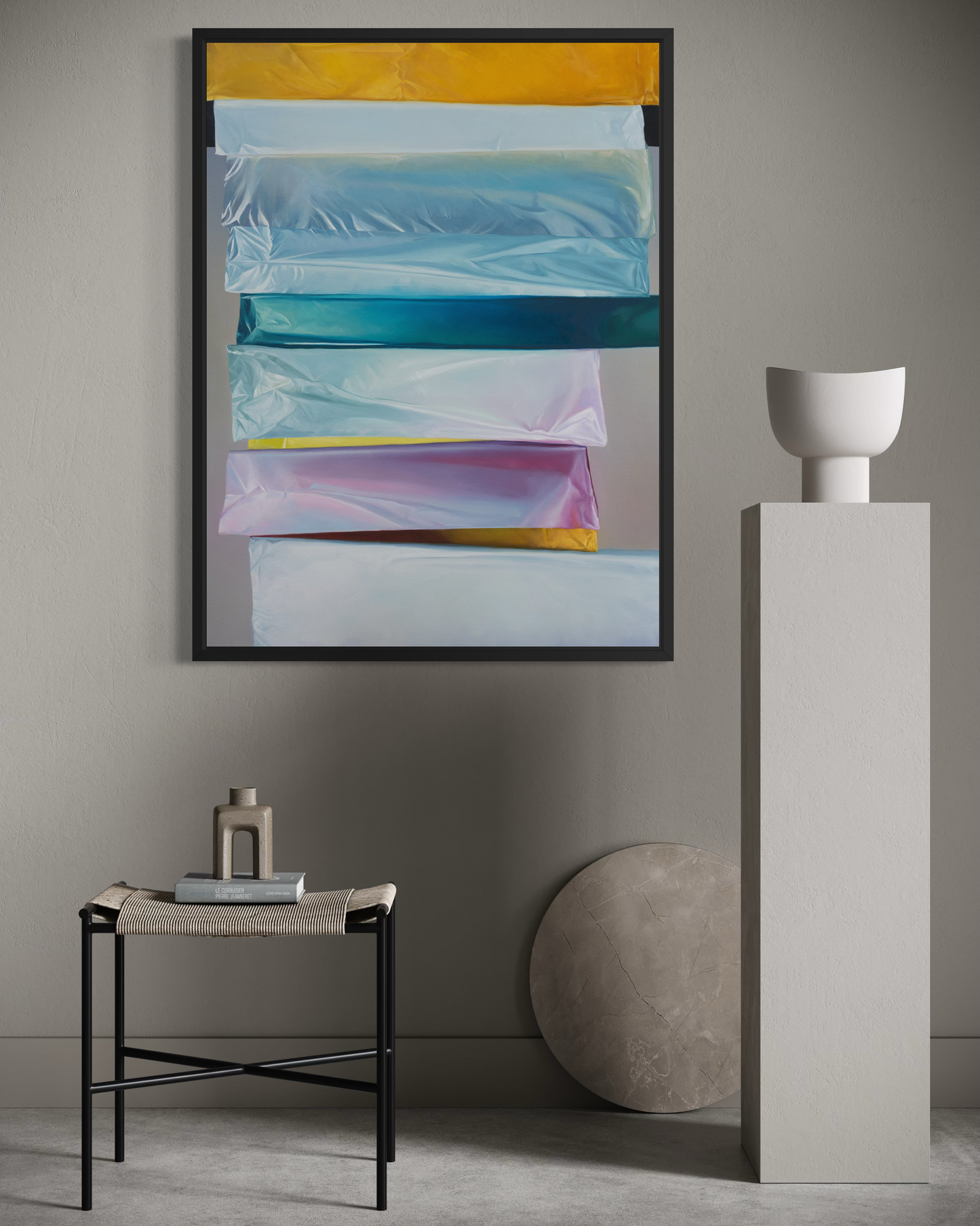 Strata One , 40in x 30 in x 1.5in oil on canvas