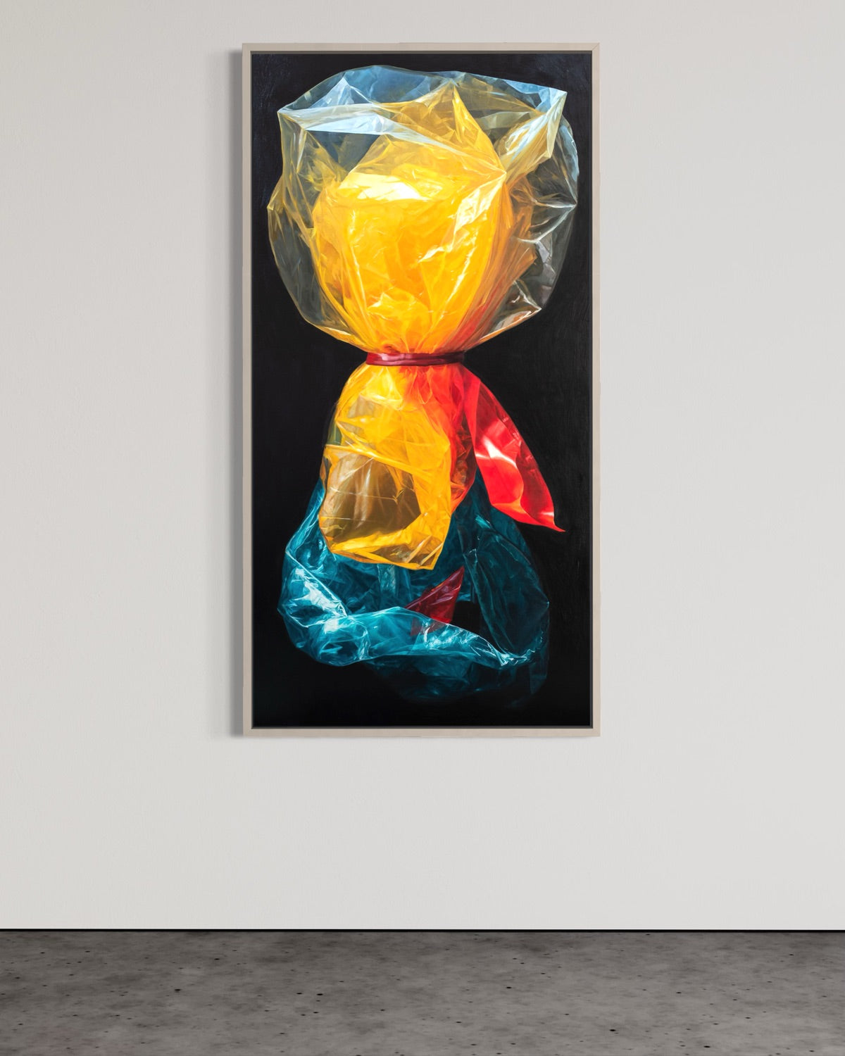 Peek-a-boo , 60in x 30in x 1.5 in oil on canvas