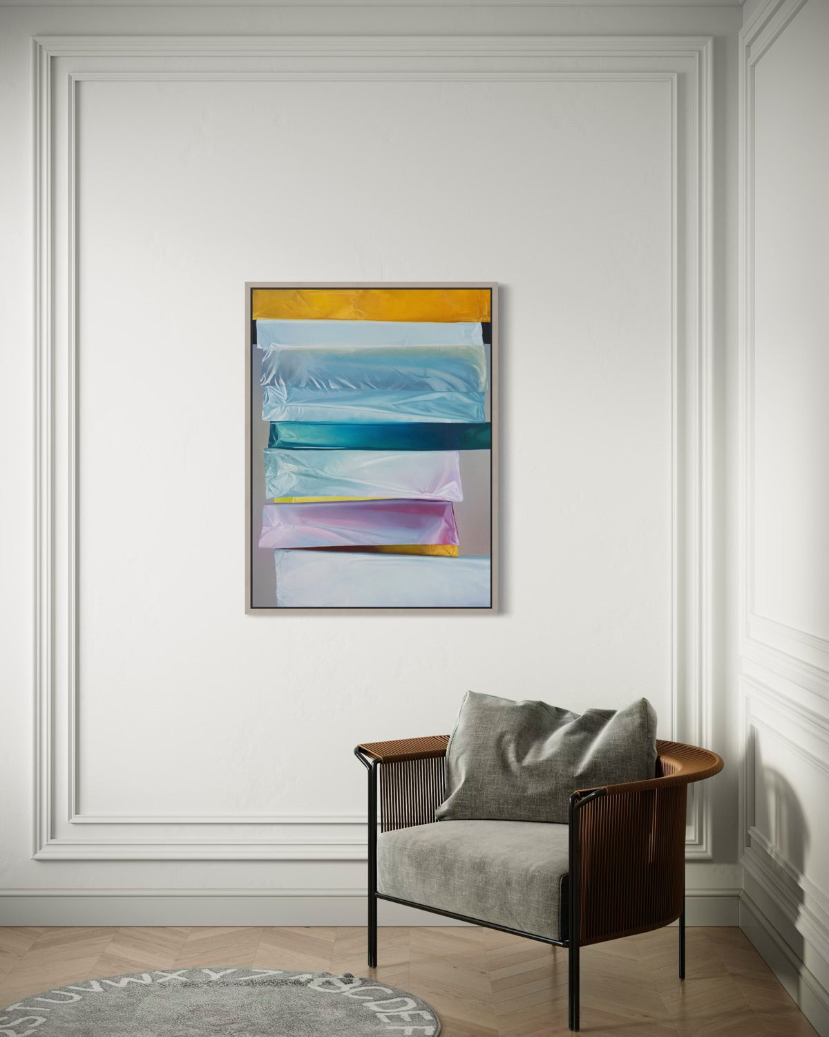 Strata One , 40in x 30 in x 1.5in oil on canvas