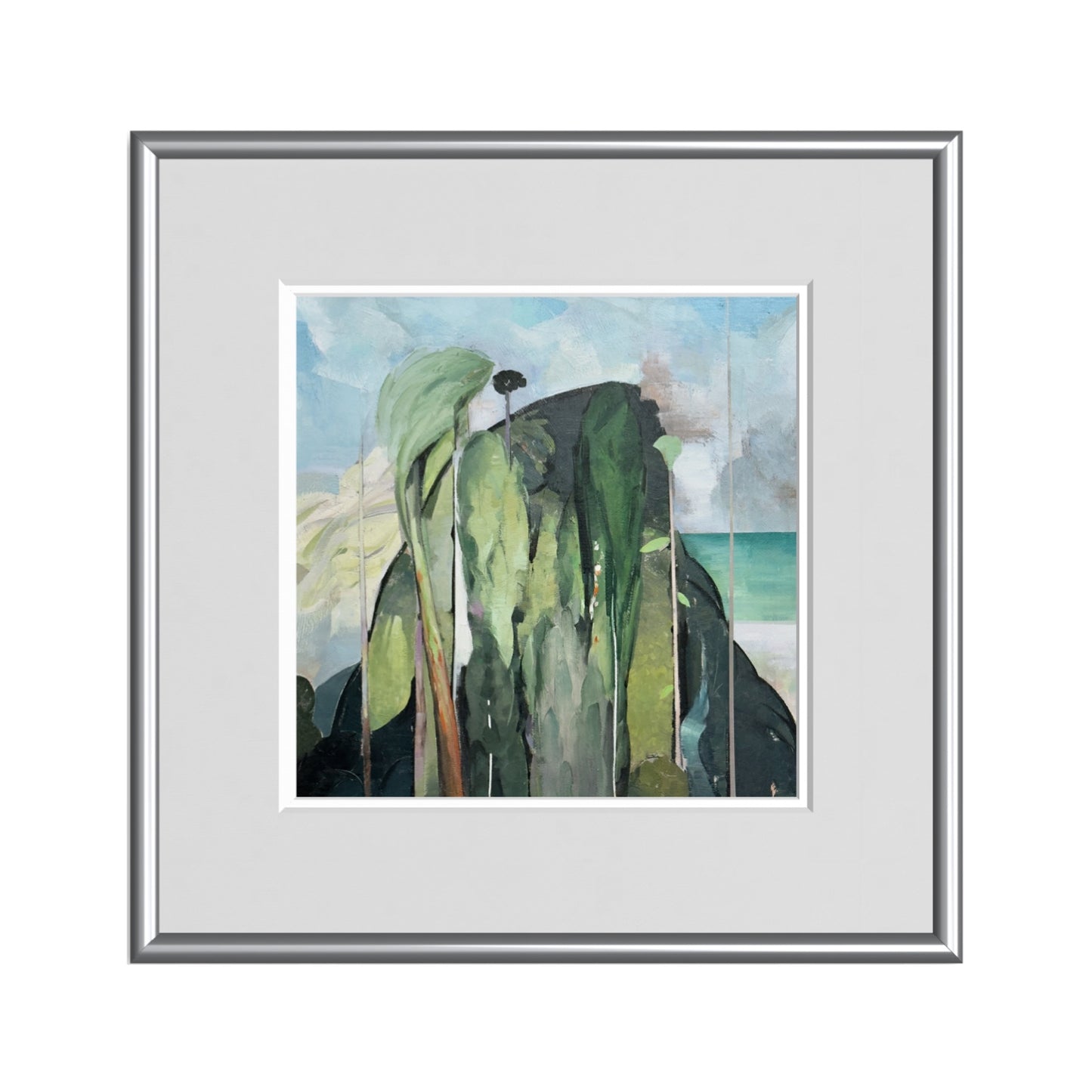 Hill With A Blue Stream, Giclée Archival Museum Print.(Unframed)