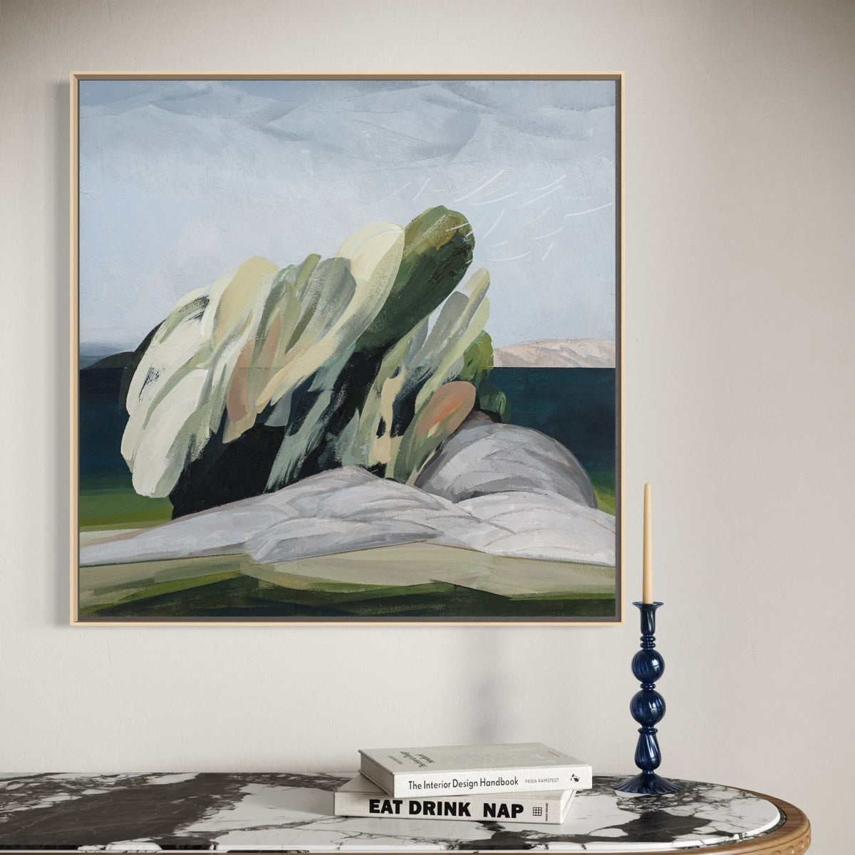 ON LOAN - Headwinds 30in x 30in x 1.5in Acrylic on canvas