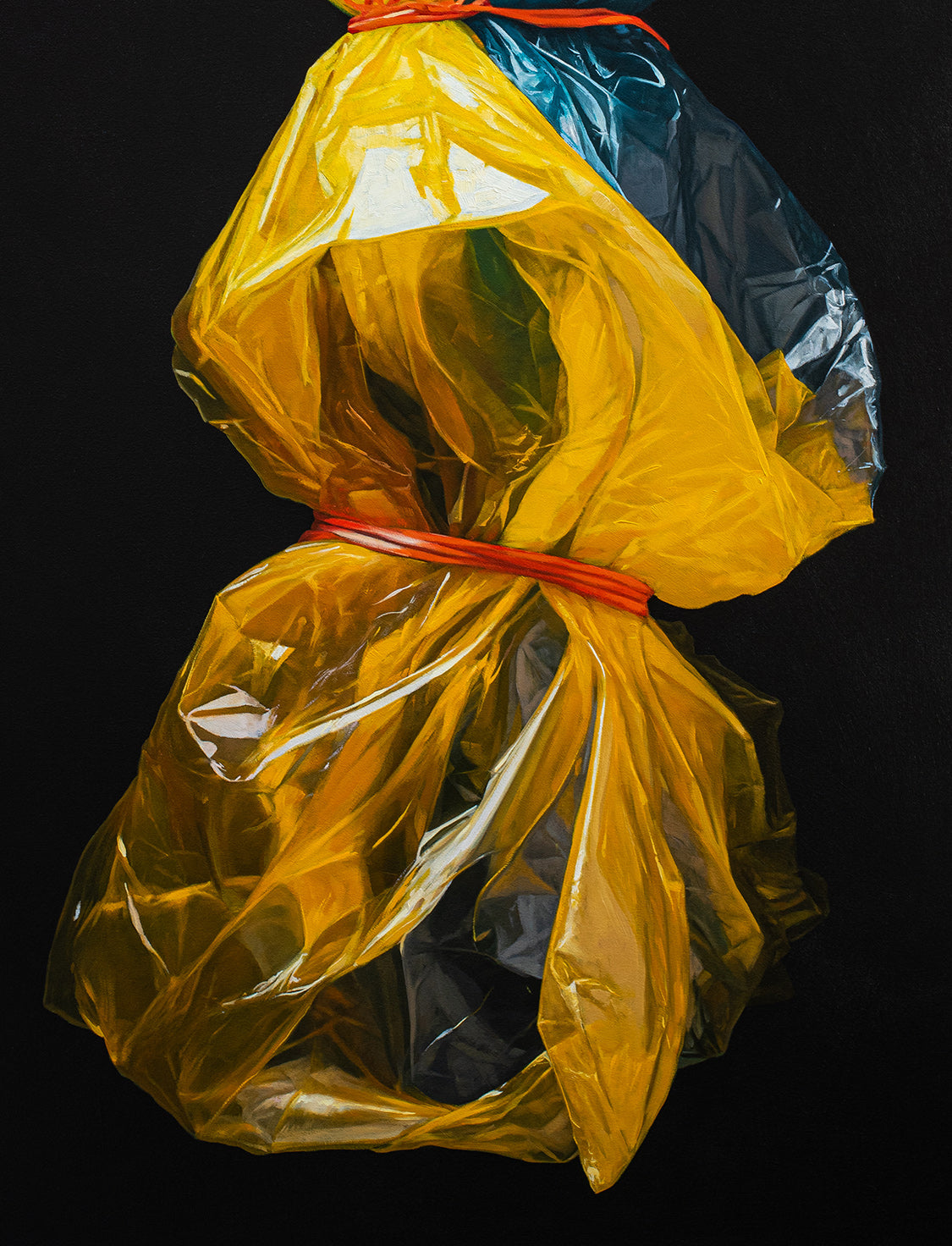 Peek-a-boo , 60in x 30in x 1.5 in oil on canvas