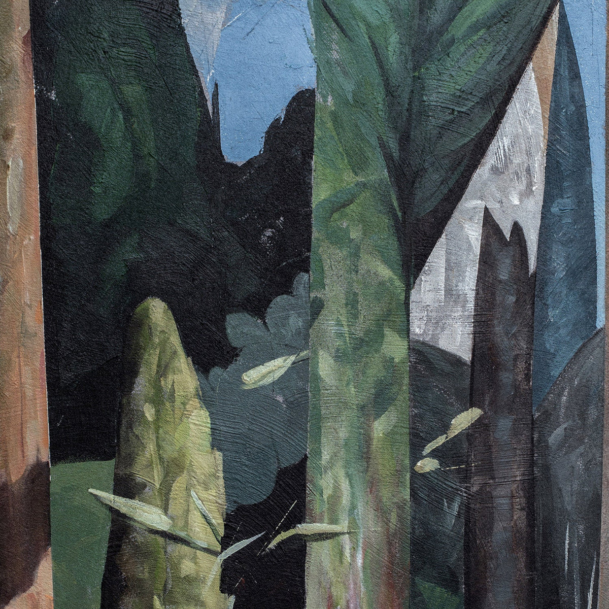 ON LOAN - Hill Woodland ,  40in. X 30in acrylic on canvas