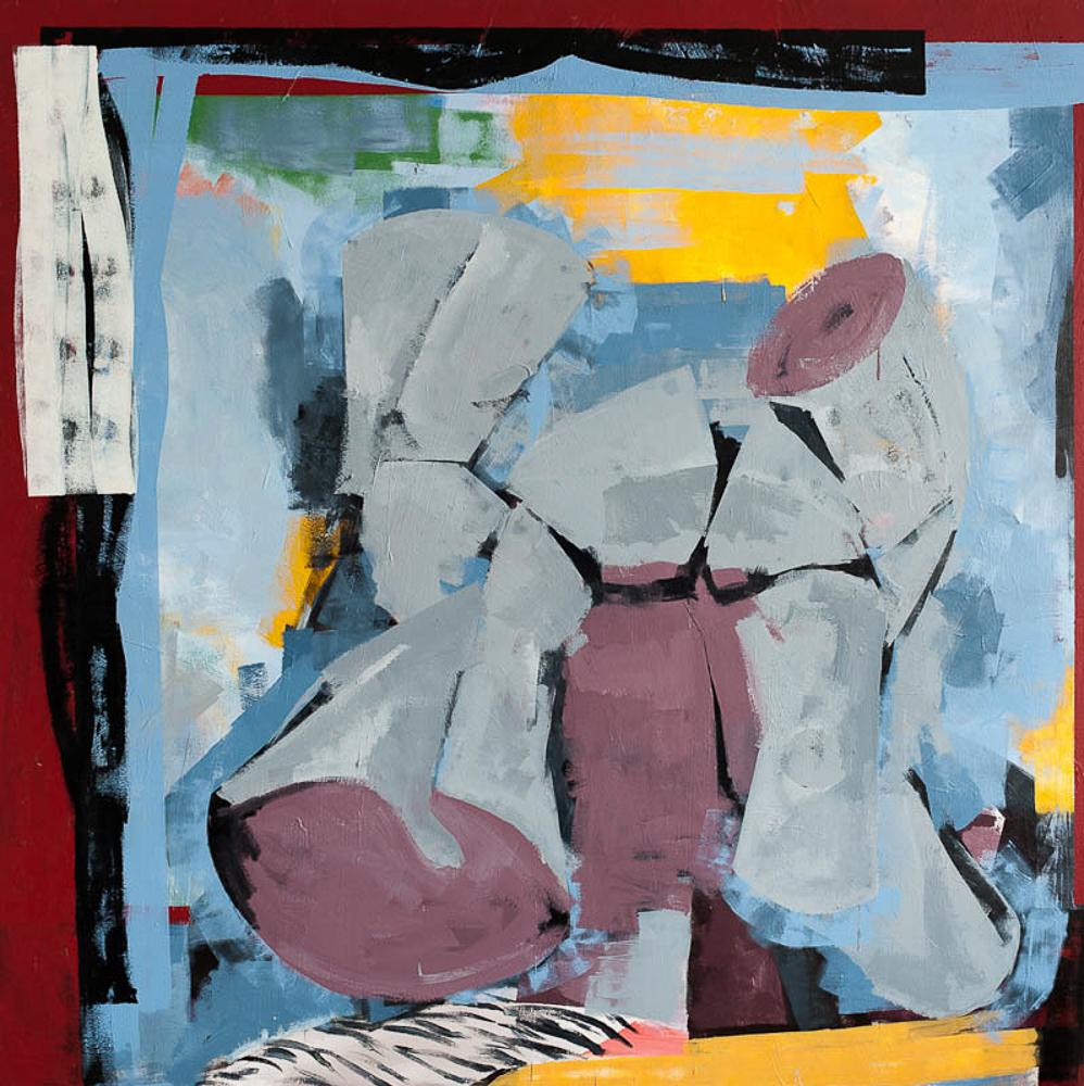 "Act3 of3"-acrylic-84x84in Private Collection